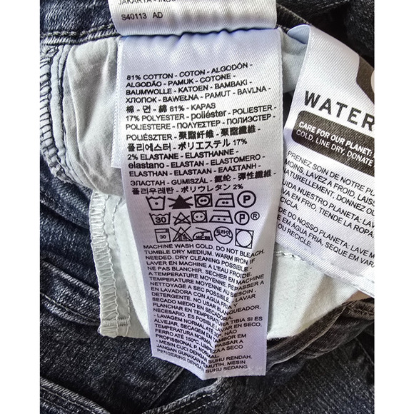 Levi's 505 Straight Women's 14 Blue Dark Wash - Picture 6 of 16